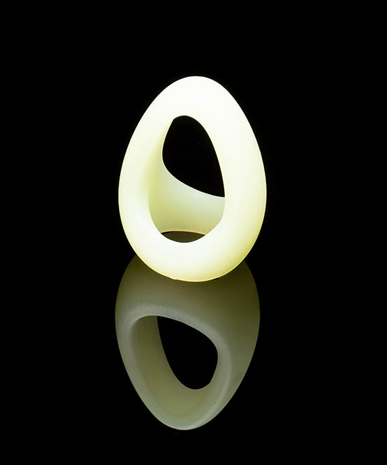 andrew christian TROPHY BOY® 2-Hole Cock & Ball Ring (Glow-In-The-Dark)