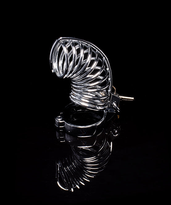 Andrew Christian TROPHY BOY® Chrome Ring Cock Cage (Medium/Large)
