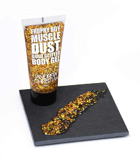 andrew christian TROPHY BOY® GOLD Muscle Dust Body Glitter