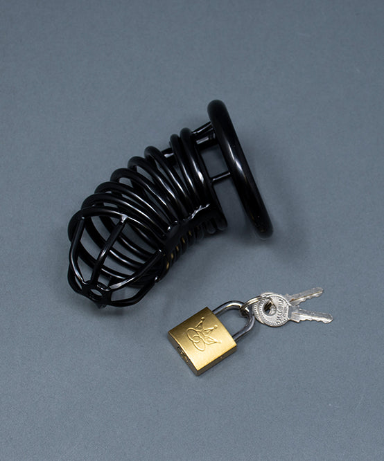 Andrew Christian TROPHY BOY® Noir Cock Cage (Small/Medium)