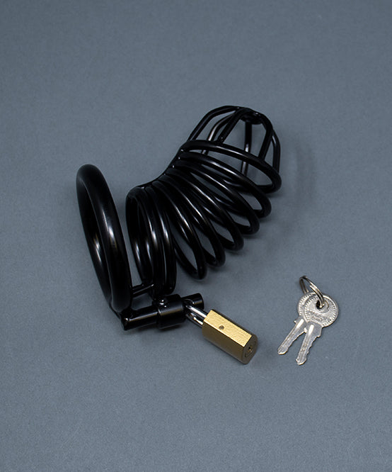 Andrew Christian TROPHY BOY® Noir Cock Cage (Small/Medium)