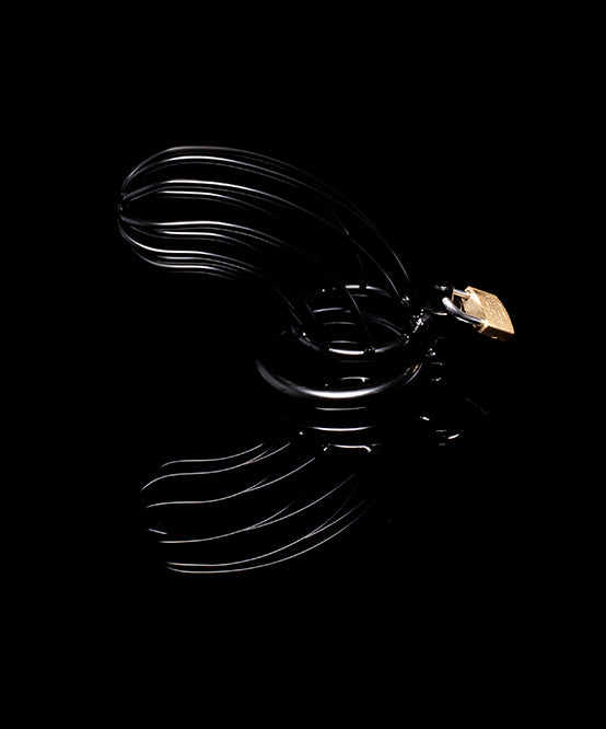 andrew christian TROPHY BOY® Open Black Cock Cage (Medium)