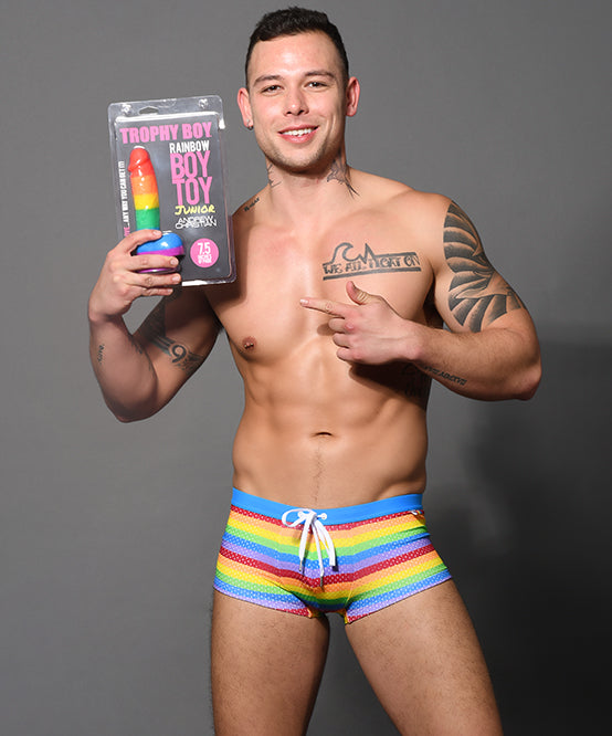 Andrew Christian TROPHY BOY® Rainbow 7.5" Boy Toy JUNIOR