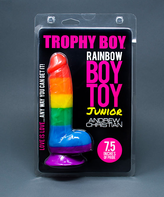andrew christian TROPHY BOY® Rainbow 7.5" Boy Toy JUNIOR