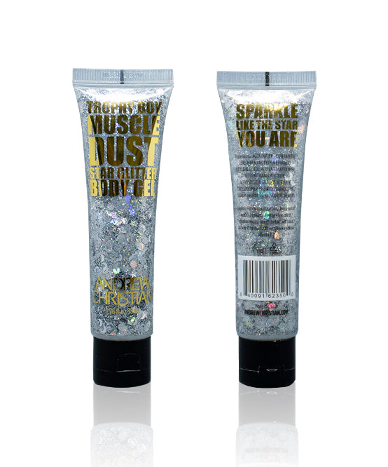 andrew christian TROPHY BOY® SILVER Muscle Dust Body Glitter
