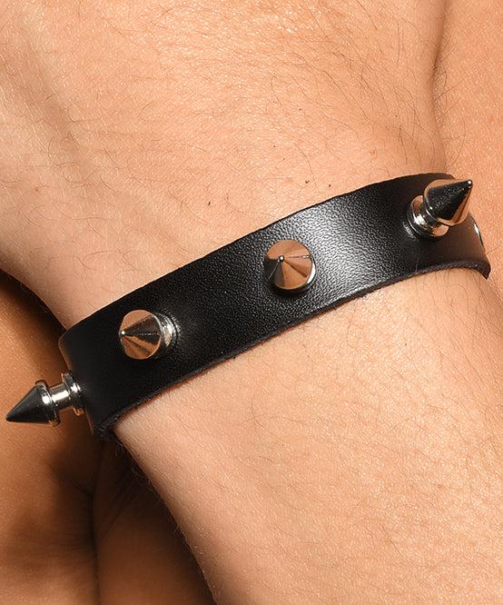 Andrew Christian TROPHY BOY® Spiked Vegan Leather Cock Ring