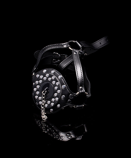 Andrew Christian TROPHY BOY® Studded Mouth Gag W/ Hole & Plug