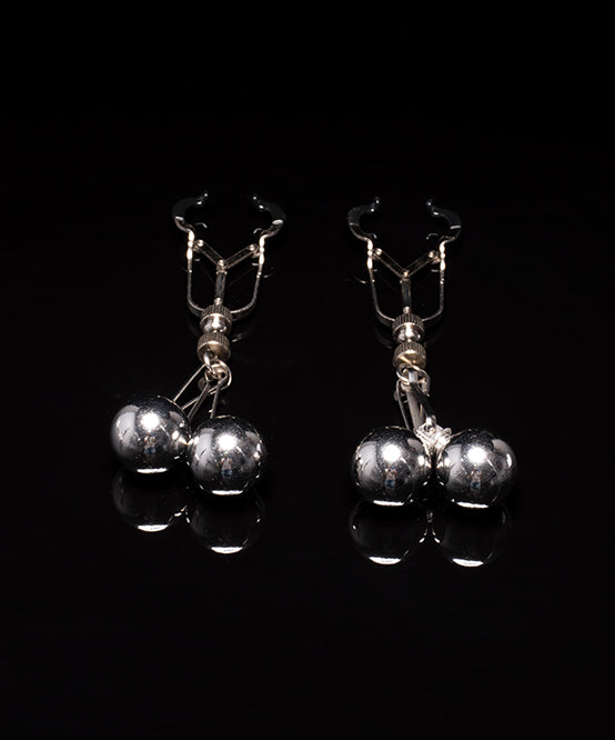 andrew christian TROPHY BOY® Xtreme Pincer Nipple Clamps w/ Weights