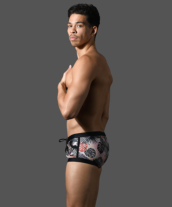 Andrew Christian Tropic Camo Pocket Swim Trunk W/ ALMOST NAKED®