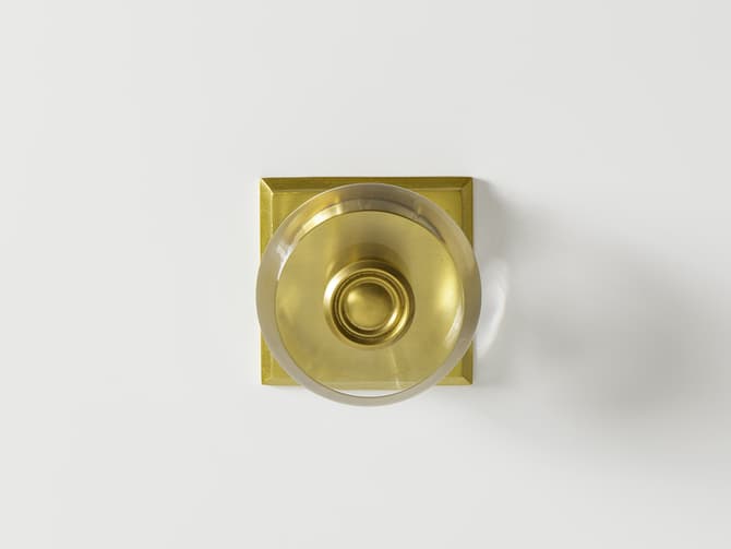 Andrew Martin 60's Style White Lacquer Bedside Table