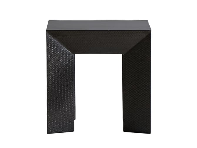 Andrew Martin Black Lacquer Side Table NEW