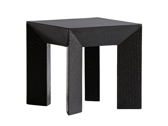 andrew martin Black lacquer side table NEW