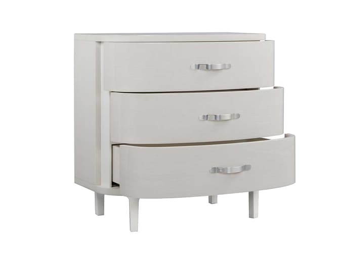 Andrew Martin Chelsea Gloss Bedside Table