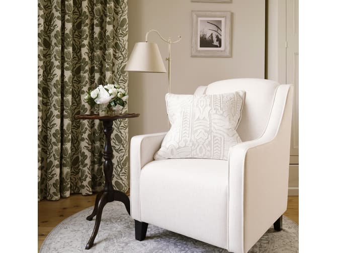 Andrew Martin Classic Armchair In Cream