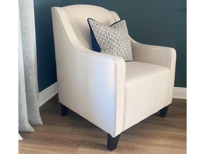 Andrew Martin Classic Armchair In Cream