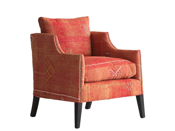 andrew martin Colourful Moroccan fabric armchair