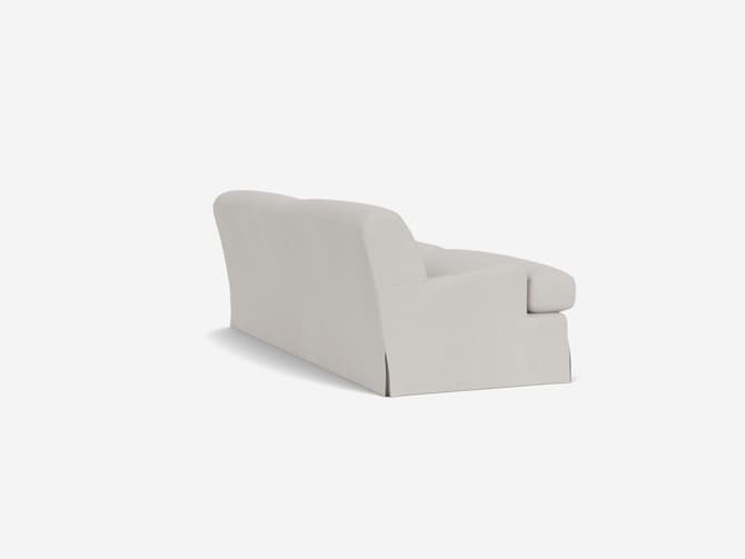 Andrew Martin Comfy Curved Sofa In Custom Fabric