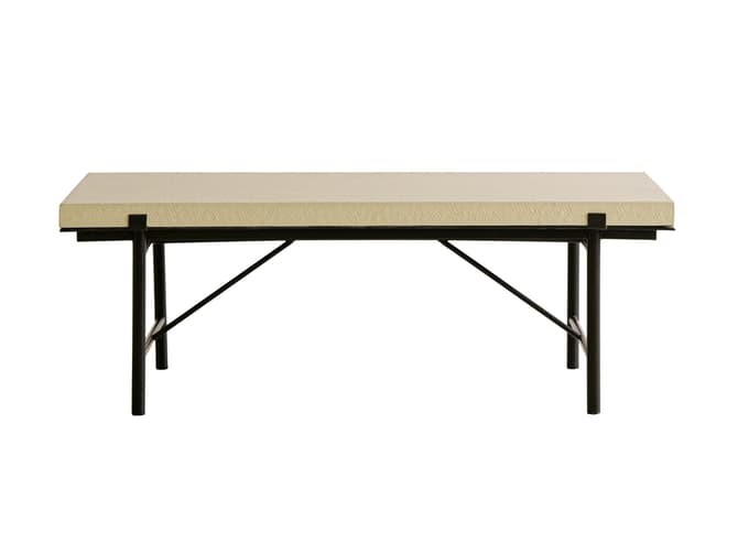 Andrew Martin Cream And Black Coffee Table NEW