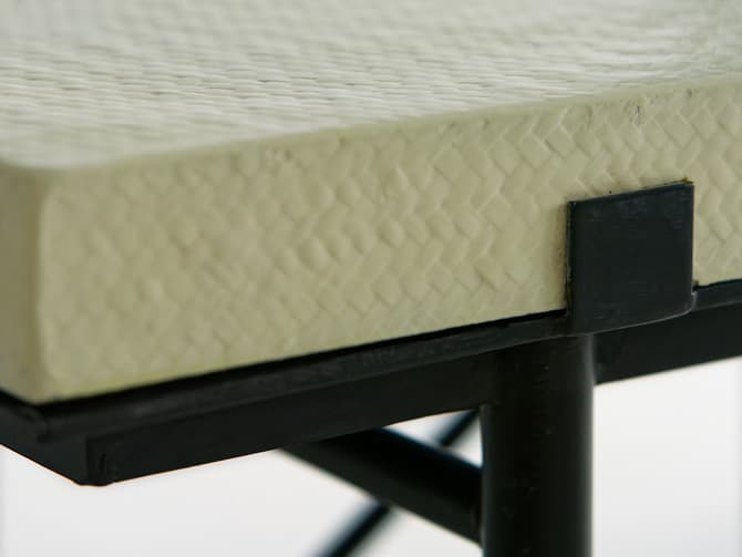 Andrew Martin Cream And Black Coffee Table NEW