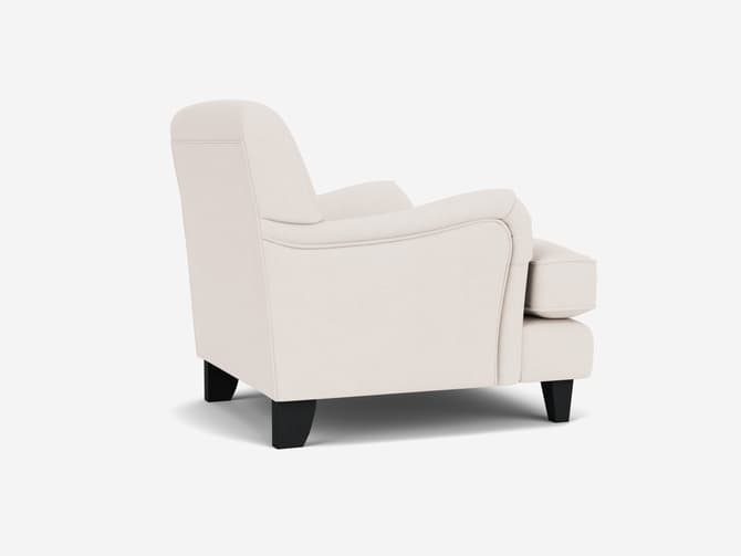 Andrew Martin Curved Armchair In Any Fabric