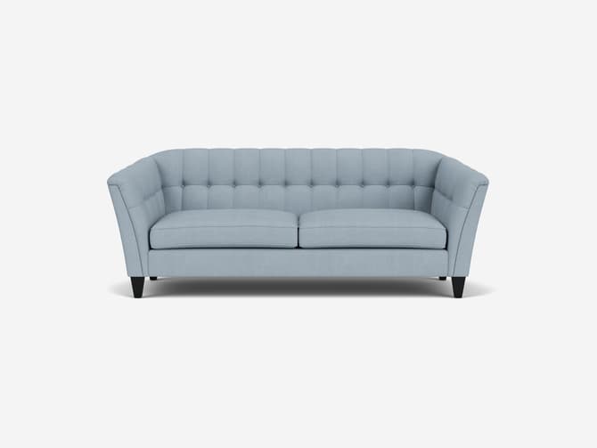 Andrew Martin Curved High-back Sofa In Any Fabric