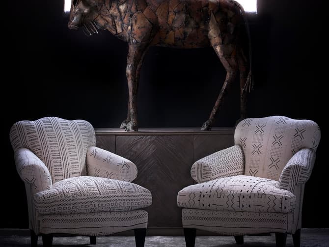 Andrew Martin Custom Made Armchair