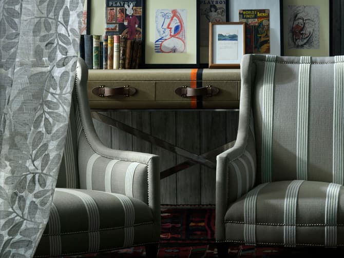 Andrew Martin Custom Made Armchair