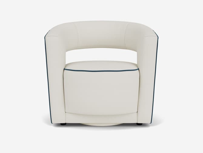 Andrew Martin Custom Made Swivel Chair