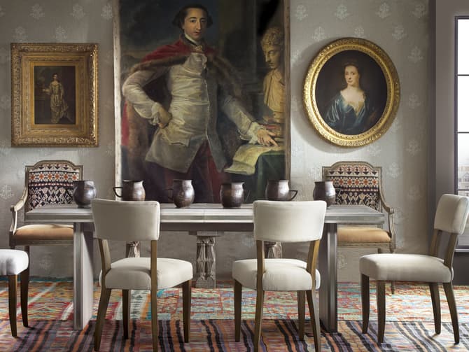 Andrew Martin Cut Out Back Dining Chair