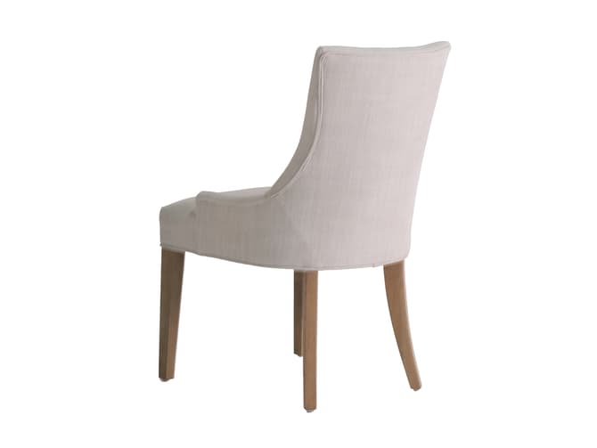 Andrew Martin Dining Chair In A Neutral Weave