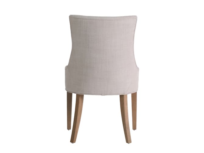 Andrew Martin Dining Chair In A Neutral Weave