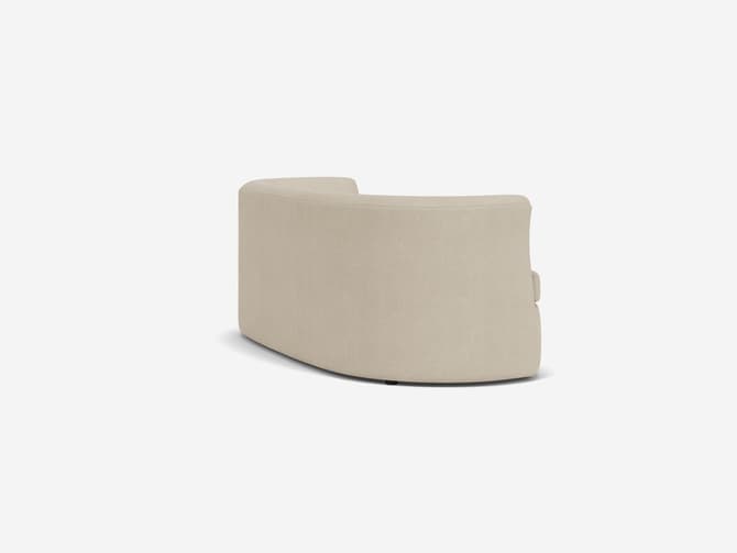 Andrew Martin Elegant Curved Sofa In Any Fabric