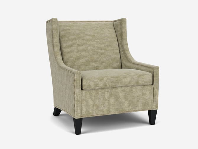 andrew martin Elegant large custom armchair