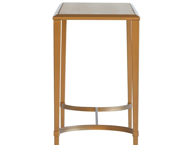 Andrew Martin Faux Shagreen Console Table In Cream