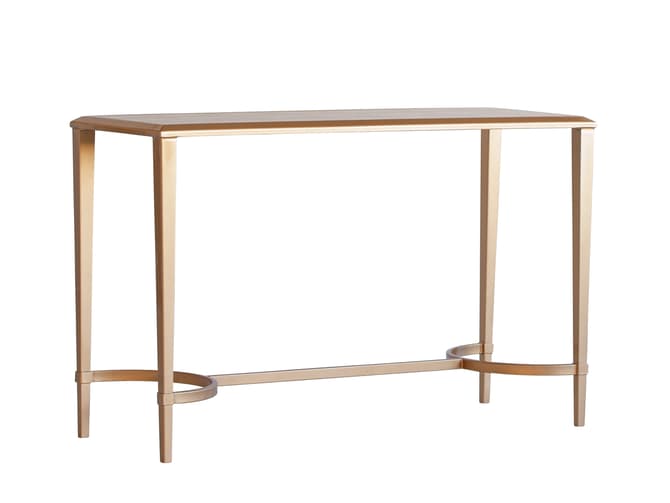 andrew martin Faux shagreen console table in cream