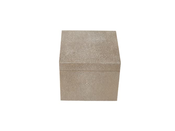 Andrew Martin Faux Shagreen Cream Box