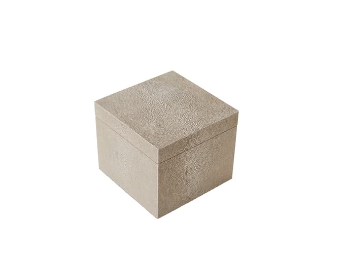 andrew martin Faux shagreen cream box
