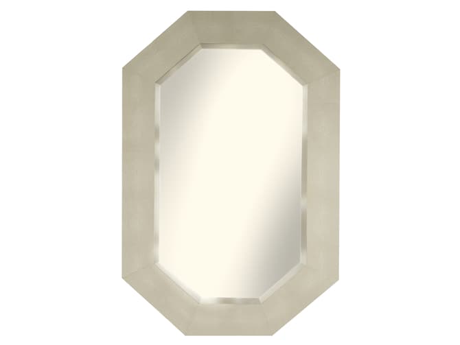 andrew martin Faux shagreen mirror