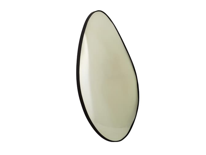 Andrew Martin Hand-made Mirror In Silver