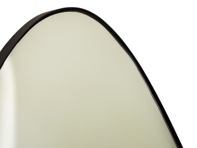 Andrew Martin Hand-made Mirror In Silver