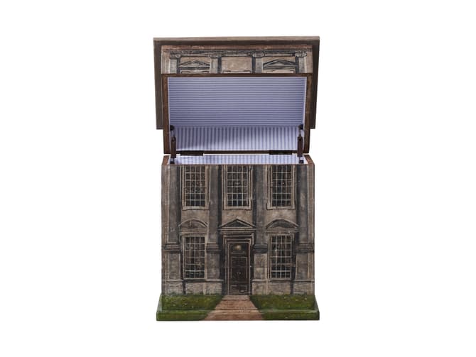 Andrew Martin Hand-Painted Storage Side Table NEW