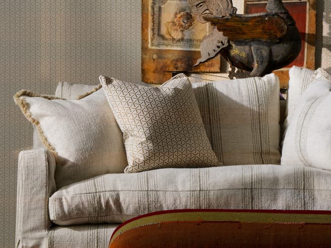 Andrew Martin Loose Covered Sofa In Any Fabric