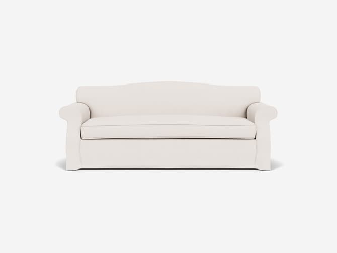 Andrew Martin Loose-covered Sofa In Custom Fabric