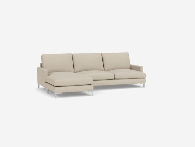 andrew martin Luxury chaise sofa in any fabric