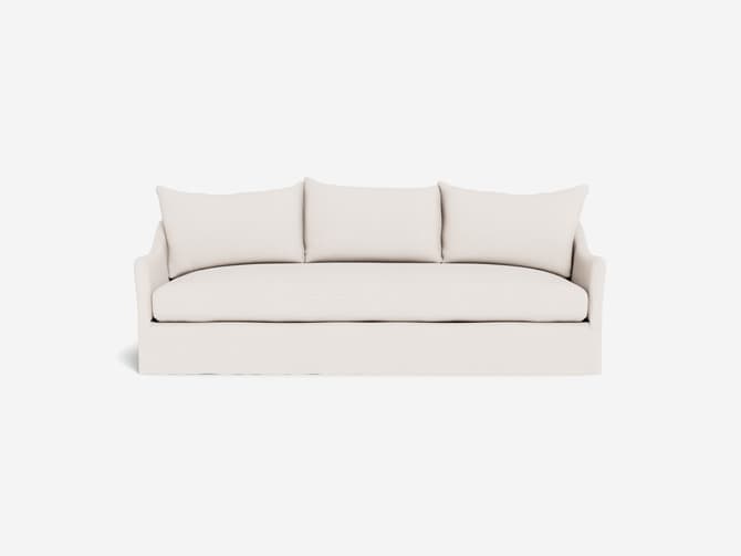 Andrew Martin Luxury Loose-covered Sofa