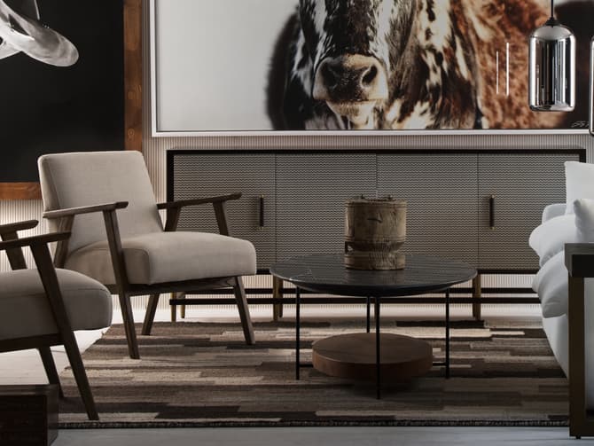 Andrew Martin Mid-century Ashwood Armchair