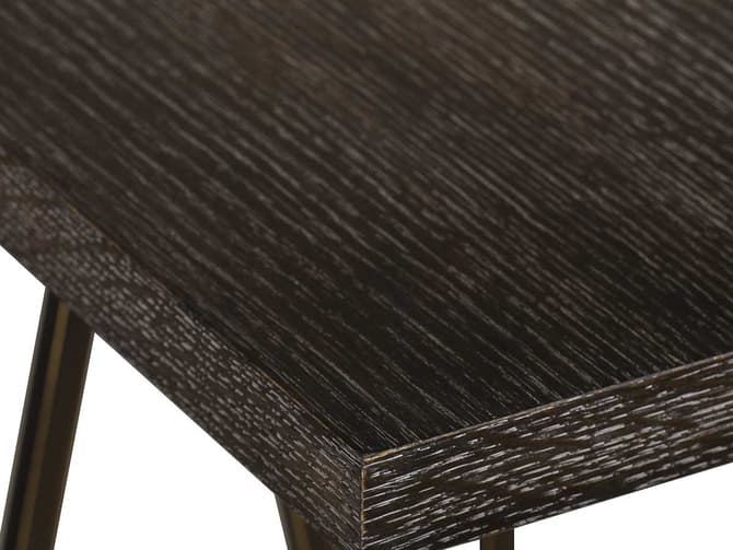 Andrew Martin Oak And Poplar Wood End Table