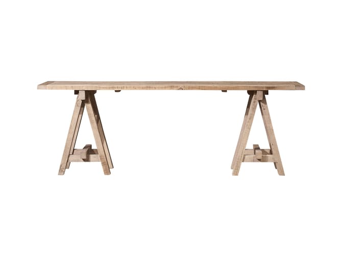 andrew martin Oak wood console table
