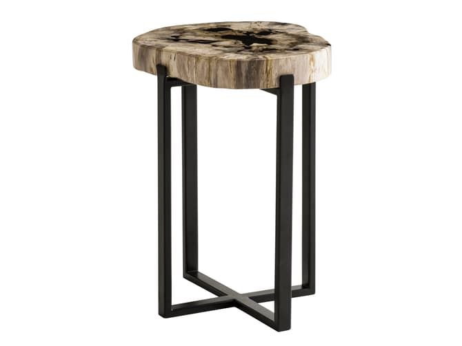 Andrew Martin Petrified Wood Side Table