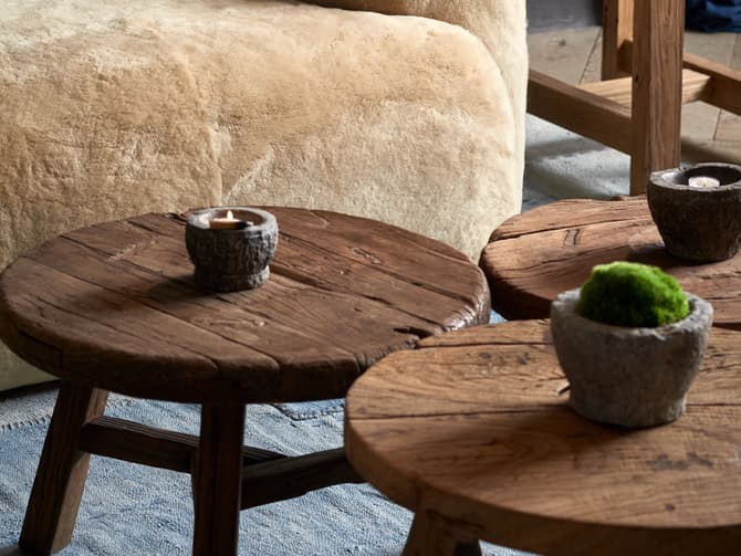 Andrew Martin Reclaimed Wood Coffee Table